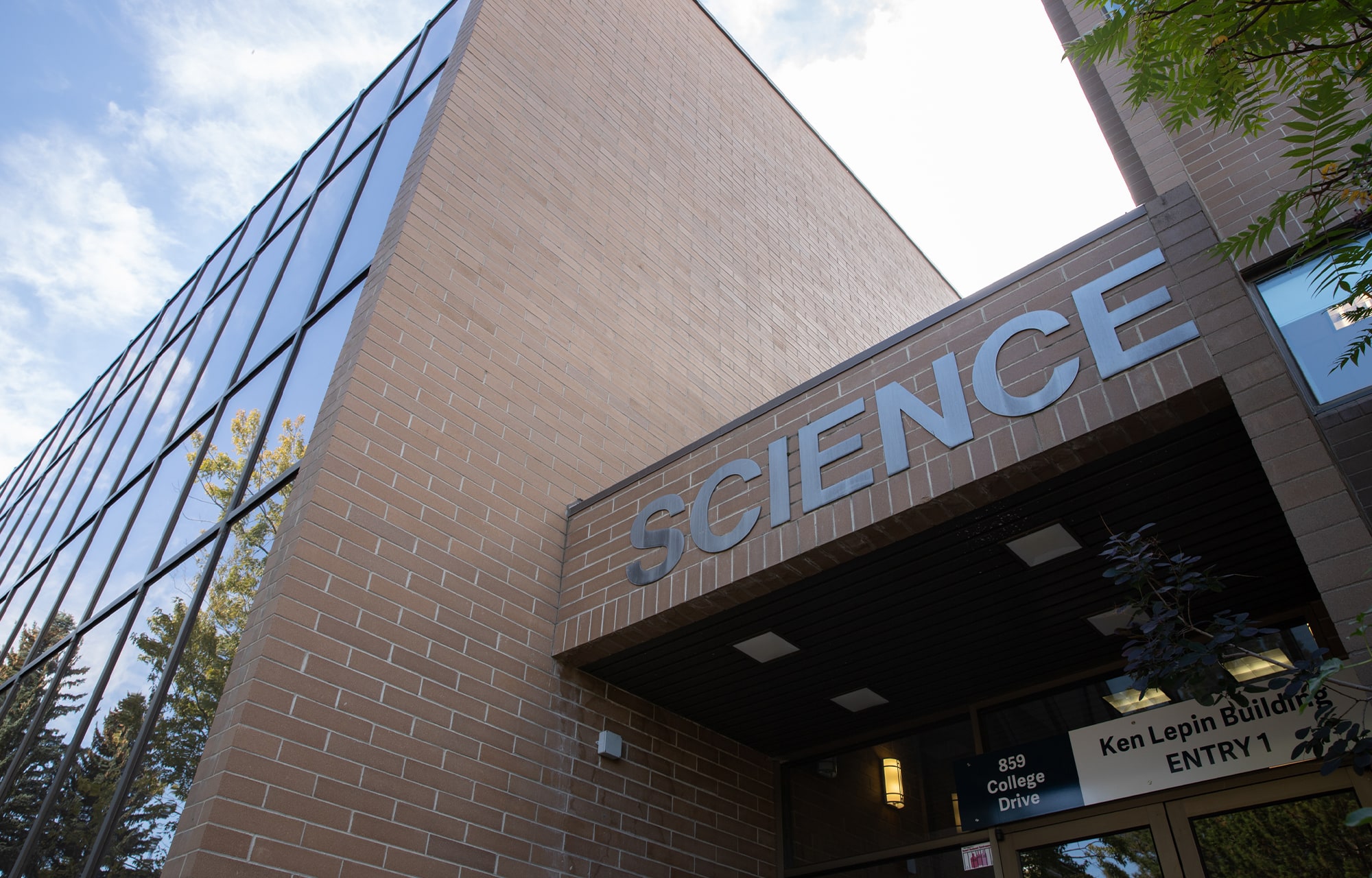 Science building at Kamloops campus