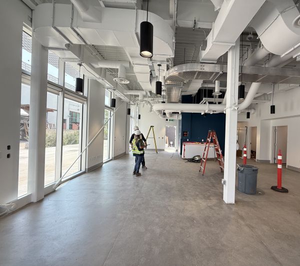 Building construction inside