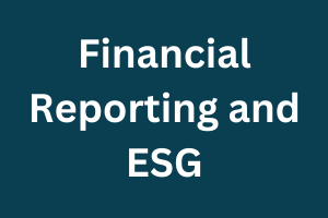 Financial Reporting and ESG